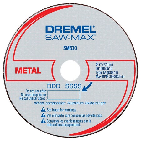 Dremel Metal Cut-Off Whl 3" 3Pk SM510C